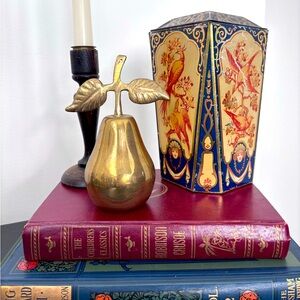 Mid-century brass pear bell